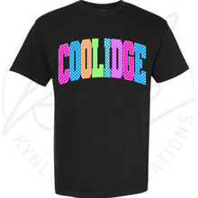 Load image into Gallery viewer, CUSTOM NEON CHECK SCHOOL SPIRIT TEE