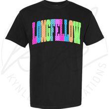 Load image into Gallery viewer, CUSTOM NEON CHECK SCHOOL SPIRIT TEE
