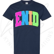 Load image into Gallery viewer, CUSTOM NEON CHECK SCHOOL SPIRIT TEE