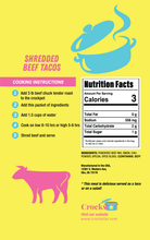 Load image into Gallery viewer, Shredded Beef Tacos 