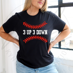 3 Up 3 Down Tee