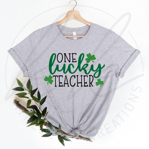 One Lucky Teacher Tee