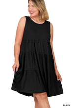 Load image into Gallery viewer, Classy Sassy Tiered Tank Dress