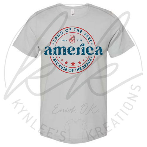 Land of the Free, America Tee