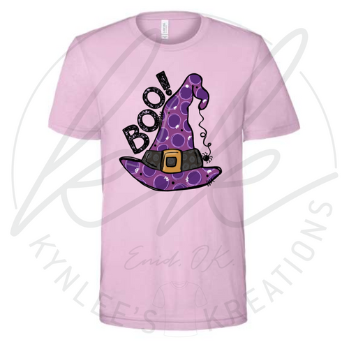 Boo Witch Hat Tee