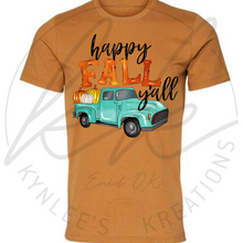 Load image into Gallery viewer, Happy Fall Y&#39;all Truck Tee