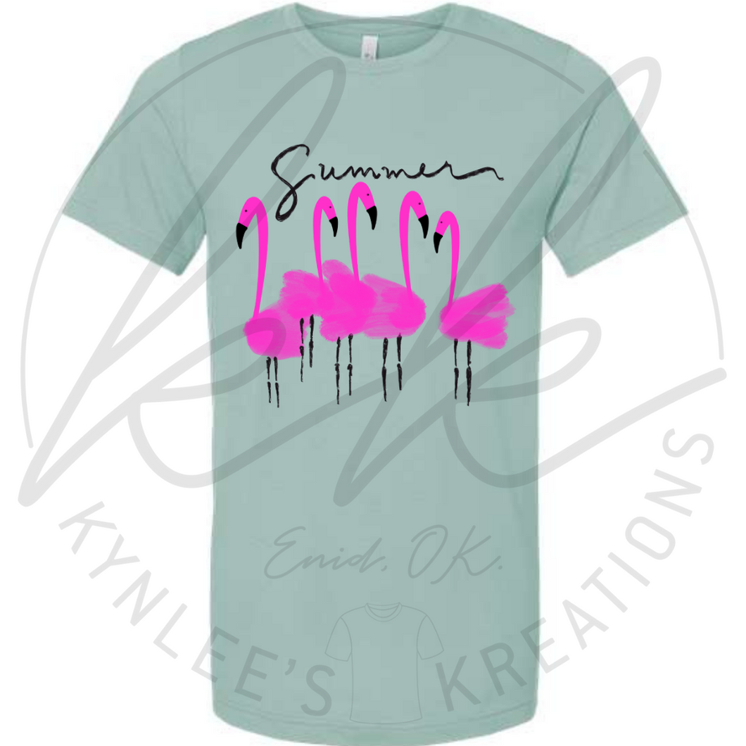 Flamingo Summer Tee