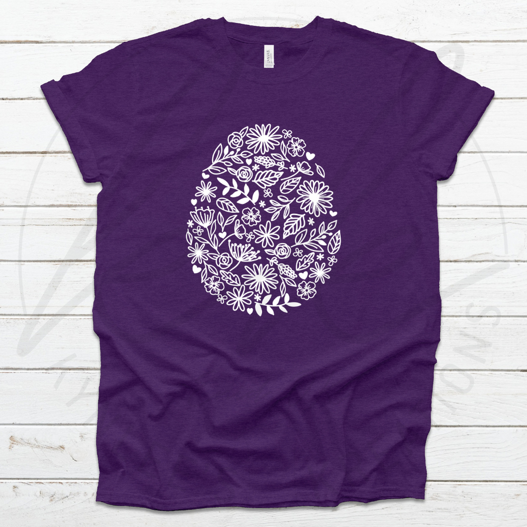 Doodle Easter Egg Tee