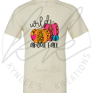 Colorful Wild About Fall Tee