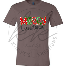 Load image into Gallery viewer, Doodle Merry Christmas Tee