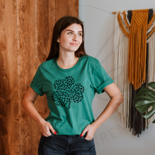 Load image into Gallery viewer, Leopard Clover Tee