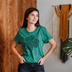 Leopard Clover Tee