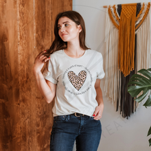 Load image into Gallery viewer, Leopard Teaching is a Work of Heart Tee