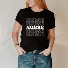 Load image into Gallery viewer, Stacked Nurse Tee