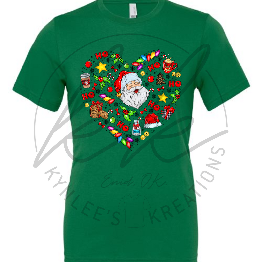 Christmas Heart Tee