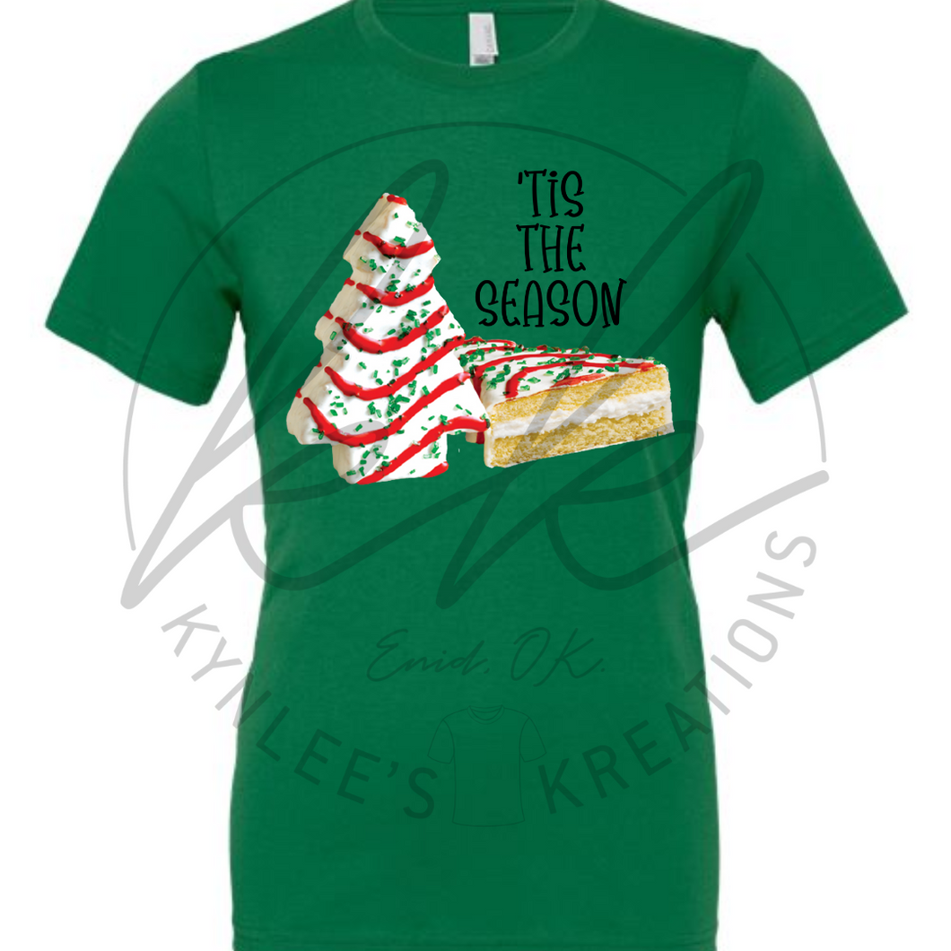 Tis The Season Cakes Tee