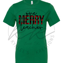 Load image into Gallery viewer, One Merry Teacher Tee