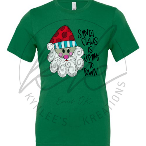 Santa Claus is Coming to Town Tee