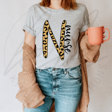 Load image into Gallery viewer, Leopard Nurse Tee