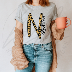 Leopard Nurse Tee