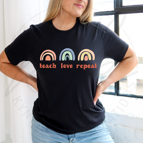 Teach, Love, Repeat Tee