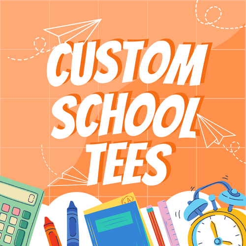 Custom School Spirit Tees (PLEASE READ THE DESCRIPTION)