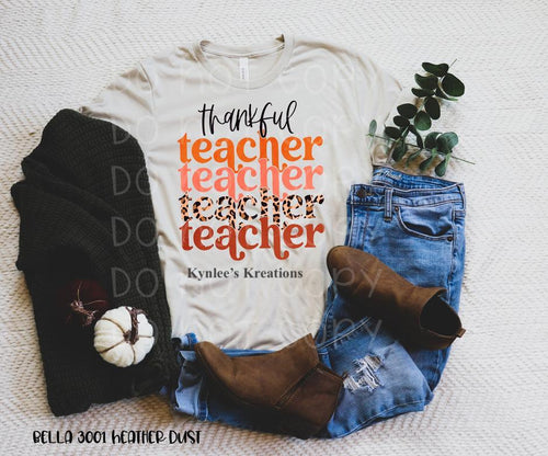 Thankful Teacher Tee